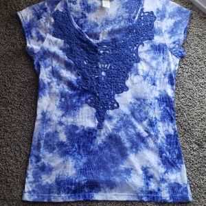 Tru self tie dye top large
